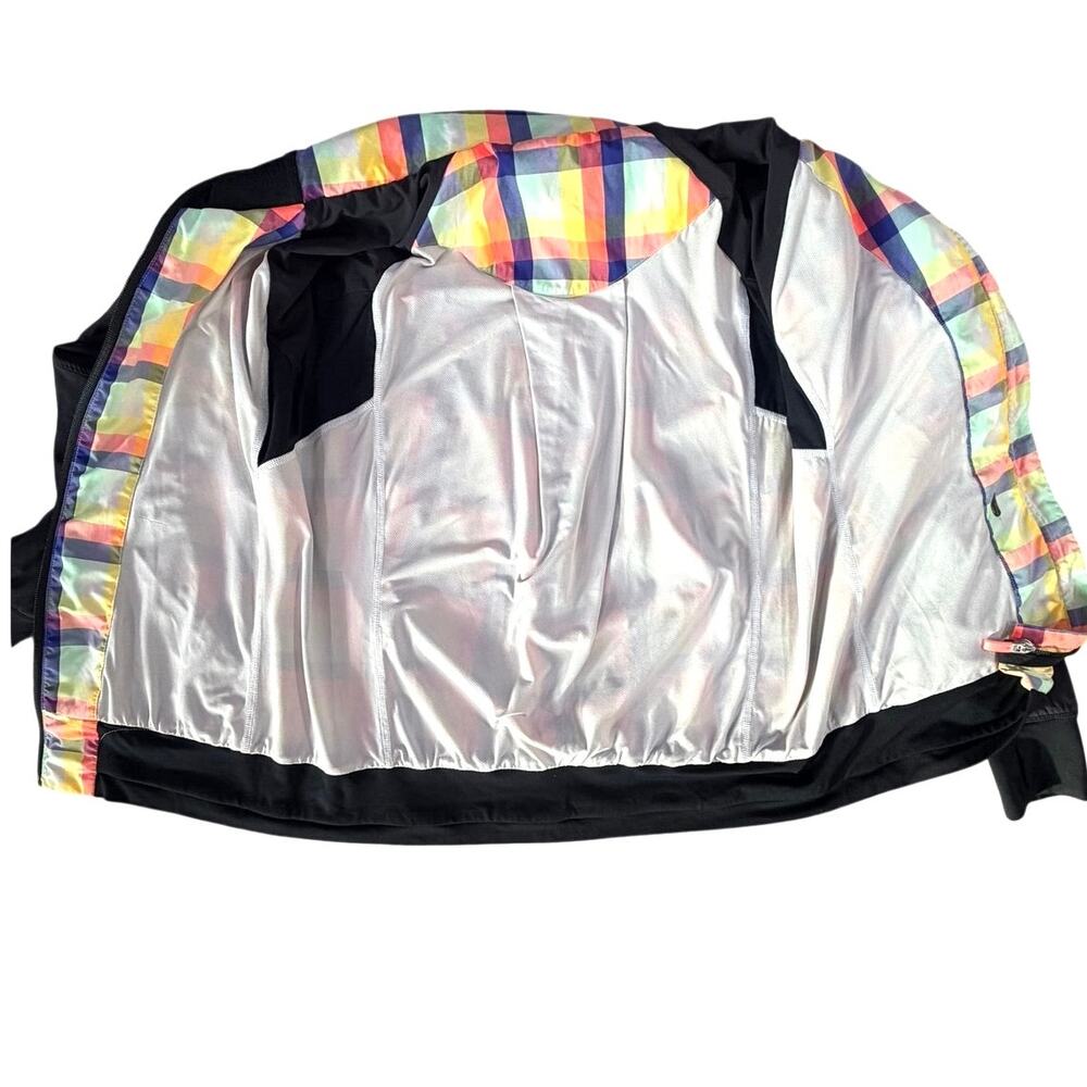Rare Lululemon SeaWheeze Track Attack Jacket Rainbow Plaid Full Zip Size 4 / 6 - Picture 8 of 13